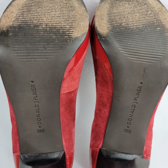 Donald J Pliner VELKA Peep Toe Pumps Sz 8 - Picture 10 of 15